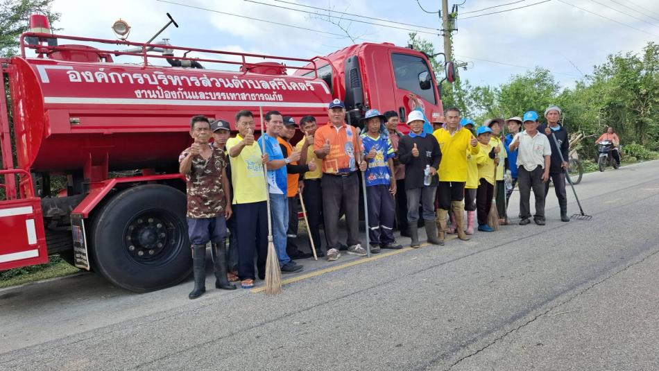  พัฒนาปรับปรุงถนนสาย บ.ดงเมืองจอก หมู่ที่ 8 - หน้าโรงเรียนสหคามวิทยาคาร เพื่อปรับสภาพเส้นทางให้สวยงามและปลอดภัย อำนวยความสะดวกแก่การเดินทางของนักเรียน ผู้ปกครอง และประชาชนทั่วไป ได้รับความร่วมมือจากหลายฝ่าย ทั้งเจ้าหน้าที่ อสม., ผู้นำหมู่บ้าน, จิตอาสาในพื้นที่, ครู นักเรียน รร.สหคามวิทยาคาร 